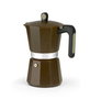 Monix Cafetera italiana Induction Cream M671012 de 12 tazas, marrón